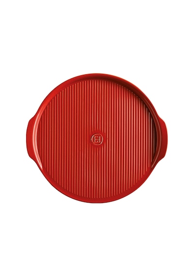 Emile Henry Pizza/fırın Kabı Yuvarlak 40 Cm Kırmızı/burgundy -347614 - Siyah