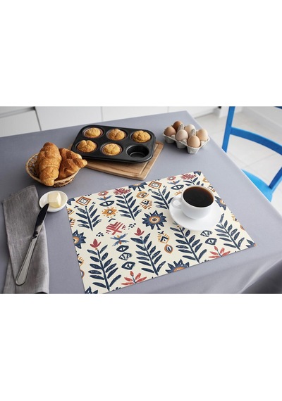 Turkıshrug Kıngdom 30x40 Renkli Supla Sofra Altlığı Polyester