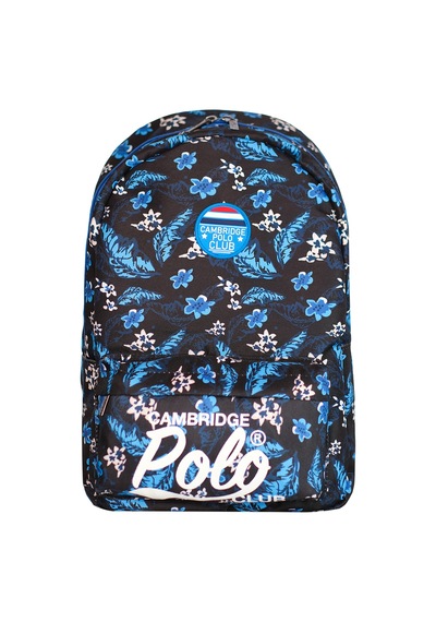 Cambridge Polo Club Island Roamer İki Bölmeli Unisex Sırt Çantası Siyah