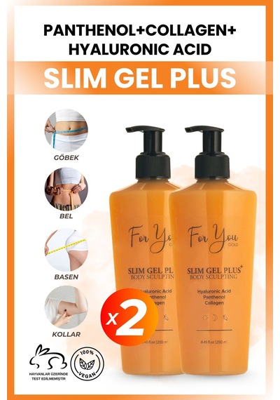 Slim Jel Plus 2'li Fırsat İnceltme,toparlama,sıkılaşma Yardımcı, Selülit Ve Çatlak Karşıtı Jel-krem