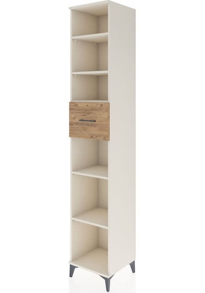 Hyperion Dolap 5 Raflı Tek Çekmeceli 44x44x243 Aytaşı-çam Aytaşı