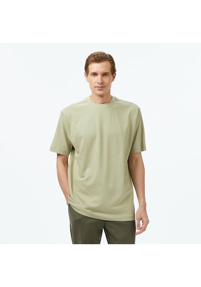 Nautica Erkek Yeşil Regular Fit Çizgili T-shirtçizgiliv55326t