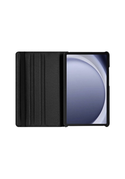 Galaxy Tab A9 2023 Sm-x110-sm-x115-sm-x117 Uyumlu 360 Dönebilen Standlı Pu Deri Tablet Kılıfı - Kırmızı - T29820