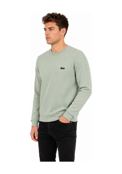 Baglan Erkek Sıfıryaka Mevsimlik Sweatshırt Bgl-st05446 Yeşil