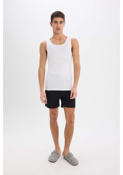 DeFacto Slim Fit Dar Kesim Ribana 2'li Atlet Y9056AZ25SPWT34