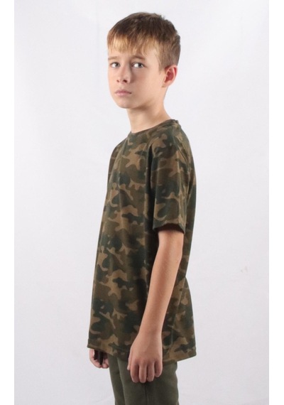 Alexandergardi Alexandergardı Kamuflaj Desenli Çocuk T-shirt C23-906 00 001