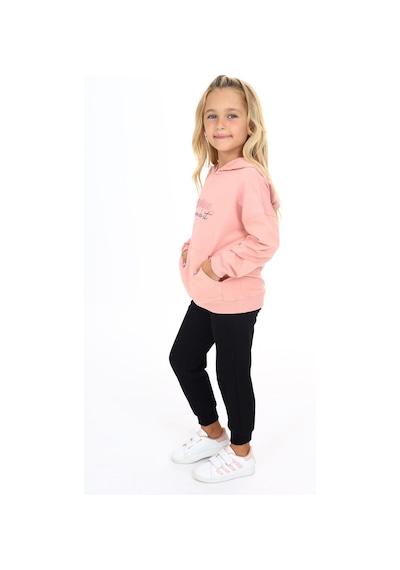 Toontoy Kids Toontoy Kız Çocuk Kapüşonlu Kanguru Cepli Baskılı Eşofman Takım Koyu Pudra Toontoy Kids Toontoy Kız Çocuk Kapüşonlu Kanguru Cepli Baskılı Eşofman Takım Koyu Pudra