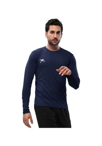 Raru Uzun Kollu T-shirt Laus Lacivert Lacivert
