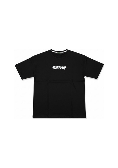 Zekids Erkek Çocuk Pamuklu Sırt Baskılı Kısa Kollu Tasarım T-shirt-16866 SIYAH