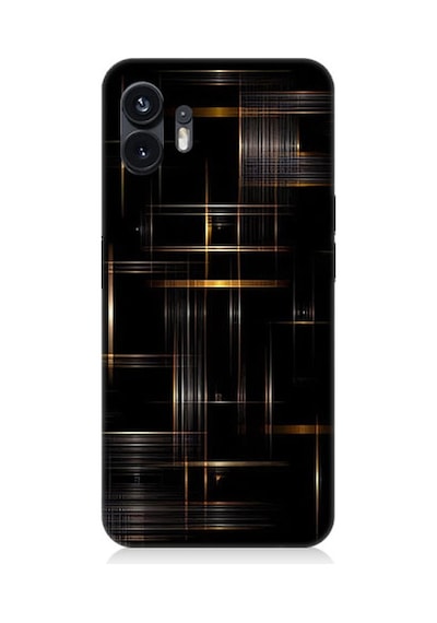 Nothing Phone 2 Soyut Çizgiler Desenli Silikon Kılıf