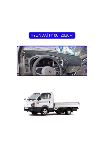 Hyundai H100 2020+torpido Koruma Halısı Mavi Kenar