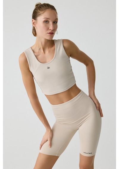 Urban Beat Nayla Kadın Tank Top Sportswear Taş Rengi Büstiyer Taş