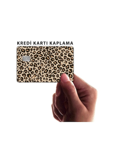 Leopar Desenli - Papara Tosla Kart Kaplama Stickeri Kredi Kartı Için Uyumlu Diğer