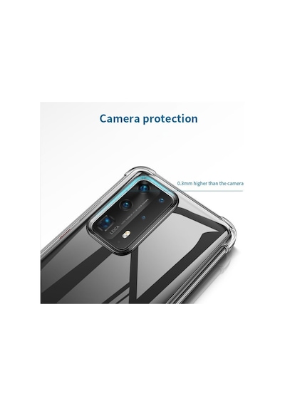 Huawei P40 Pro Kılıf Antishock Ultra Korumafull Ekran Koruyucu Şeffaf