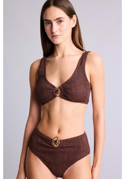 Defacto Regular Fit Bürümcük Bikini Altı-fall İn Love E0209ax25smbn341 Kahve