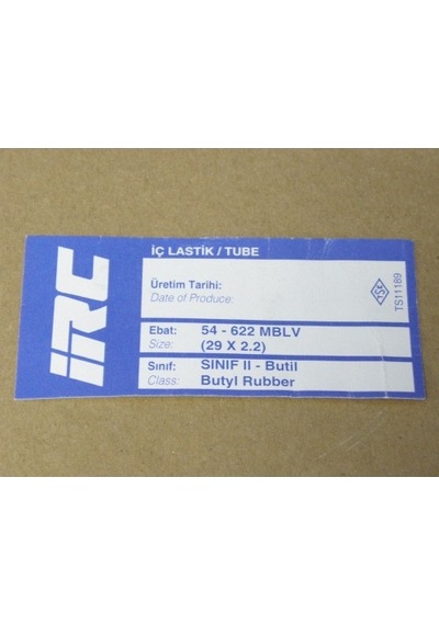 İç Lastik 29 X 2.2 54-622 Mb-l/v 8626