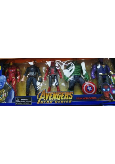 Avengers Süper Kahramanlar 5li Set Oyuncak