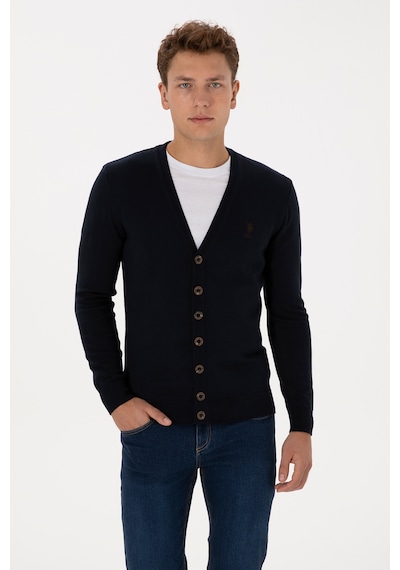 U.s. Polo Assn. Erkek Lacivert Hırka Triko 50313702-vr033 Lacivert