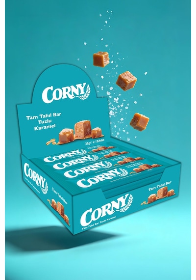 Corny Tam Tahıl Bar Tuzlu Karamel X 12 Adet