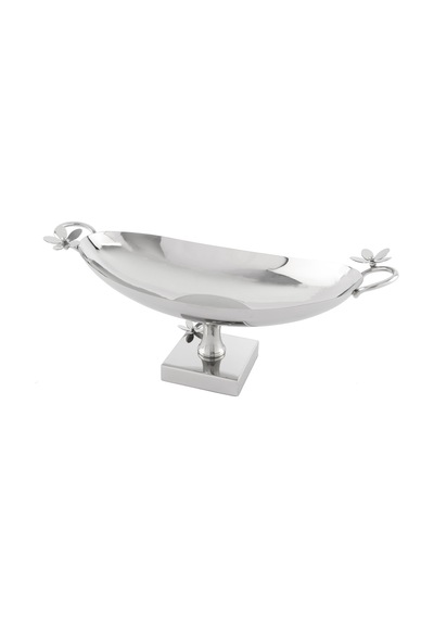 Mikasa Moor Flora Silver Gondol Sunumluk 38x15x15 Cm Gümüş