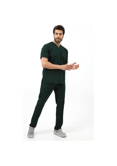 Zarf Yaka Erkek Likralı Takım - 6429 Ö.başı Yeşili-12113 6429 Ö.başı Yeşili