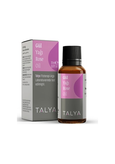 Talya Soğuk Sıkım %100 Saf ve Doğal Gül Yağı 20 ML