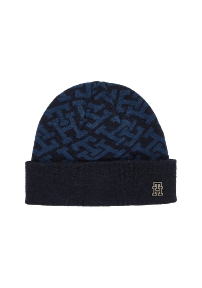 Tommy Hilfiger Monogram All Over Be Kadın Lacivert Bere