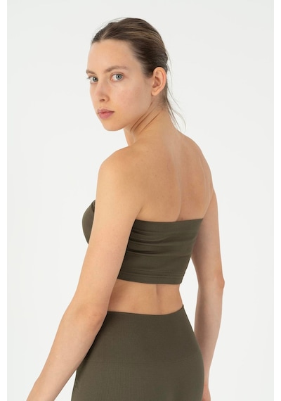 Maraton Slimfit Kadın Askısız Haki- Bra Haki-