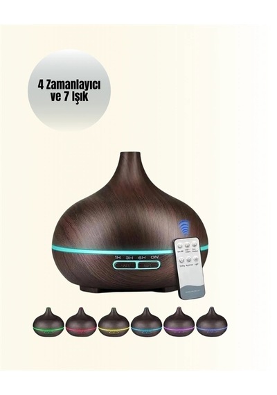 Hubrendy Tekno Zamanlayıcılı Ve Otomatik Kapanmalı Aromaterapi Nemlendirici Difüzör