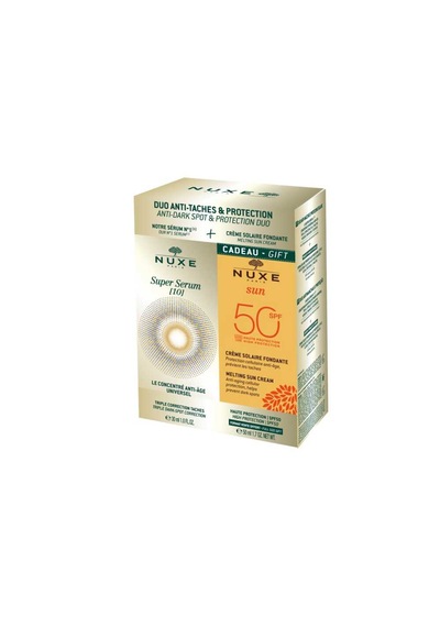 Nuxe Sun Cream For Face SPF50 50 ML + Super Serum 10 30 ML