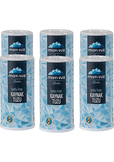 Mayi Tuz İyotlu İnce Kaynak Tuzu 6 x 250 G