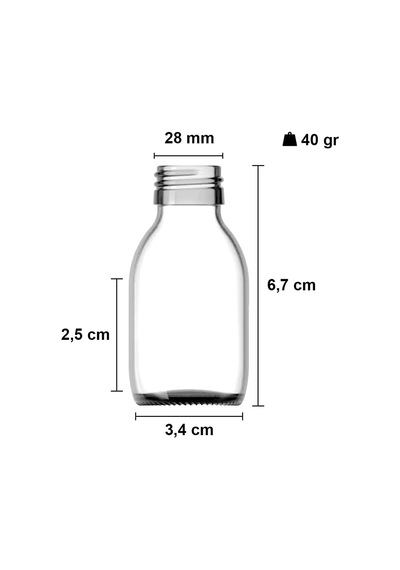 30 Ml Sızdırmaz Kapaklı Şeffaf Shot Şişesi 30 Cc Ginger Şat Beyaz Cam Şişe 6 Adet Kilitsiz Plastik Beyaz Kapak