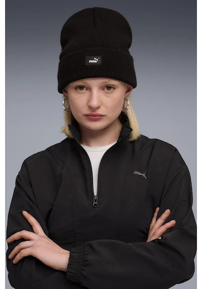 Puma Essentials Mid Crown Unisex Spor Bere Siyah - Beyaz