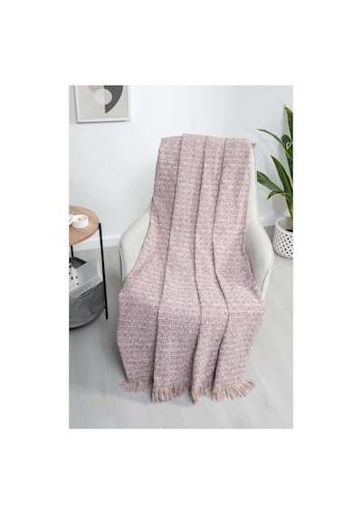 Çok Amaçlı Pamuklu Örtü- Kanepe-koltuk Şalı-koltuk Örtüsü 170x220-767 Kahve 6