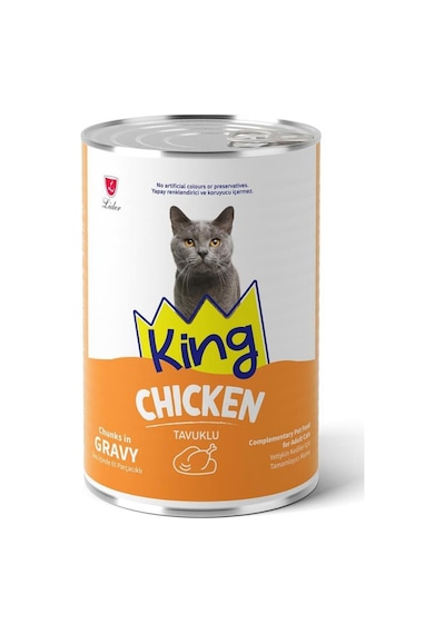 Sos İçerisinde Et Parçacıklı Tavuklu Kedi Konservesi 400 Gr