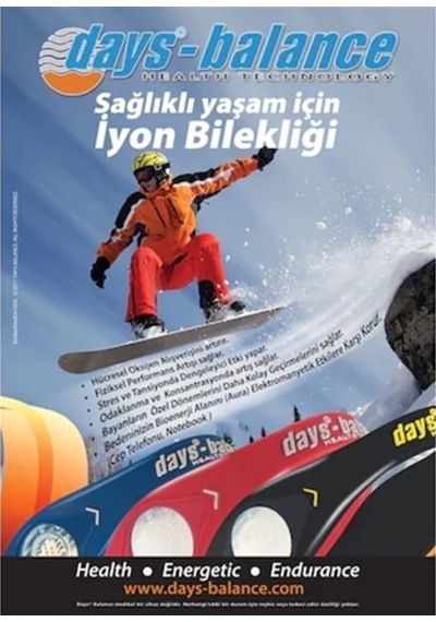 Daysbalance Iyon Yüklü Bileklik Siyah