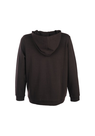 Vedi-bb Oversize Kapüşonlu Fermuarlı Cep Detaylı Kadın Ceket - Minimalist Streetwear Siyah Vedi-bb Oversize Kapüşonlu Fermuarlı Cep Detaylı Kadın Ceket - Minimalist Streetwear Siyah