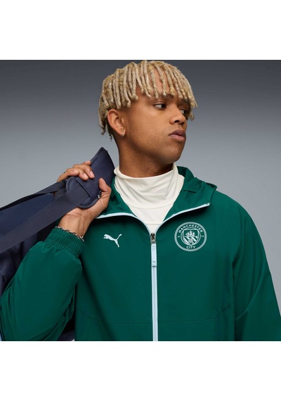 Puma Manchester Cıty Pumatech Erkek Dokuma Ceket 782669 27 Yeşil