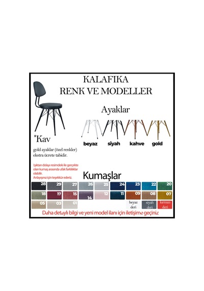 Kav Mutfak Sandalyesi, Yemek, Bahçe, Kafe, Modern Sandalye - Gri Kumaş