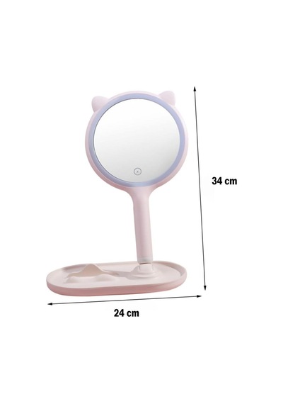 Kulaklı Led Ayarlı Makyaj Aynası Telefon Standı Diğer