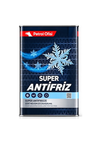 Petrol Ofisi Super Antifriz 15 Kg Teneke Dört Mevsim Motor Soğutma Sıvısı
