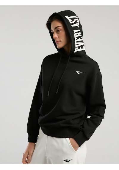 Everlast Ever Classics Wmn Comfort Siyah Kadın Kapüşonlu Sweatshirt Siyah