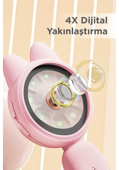 Torima Tsm-02 Pembe Mini Dijital Mikroskop