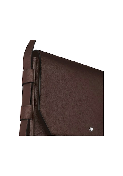 Montblanc Sartorial Deri Postacı Çantası 222931 Kahverengi