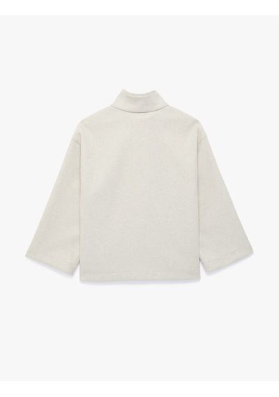 Koton Cepli Düğmeli Uzun Kollu Oversize Kısa Dik Yaka Kaşe Kaban Vızon Melanj 7wak00203ew Vizon Koton Cepli Düğmeli Uzun Kollu Oversize Kısa Dik Yaka Kaşe Kaban Vızon Melanj 7wak00203ew Vizon