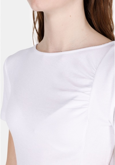 Colin's Colins Slim Fit Kadın Beyaz Kısa Kol Tişört Cl1073166 Q1.v1 Wht Beyaz