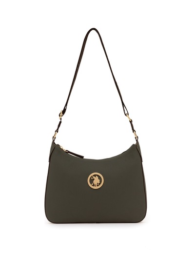 U.S. Polo Assn. Kadın Açık Haki Omuz Çantası 50293684-VR183