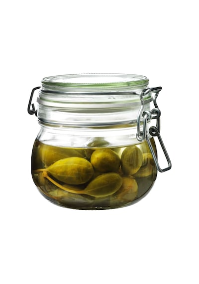Ikea Korken Gıda Kavanozu 500 Ml 10,5 X 11 Cm Şeffaf
