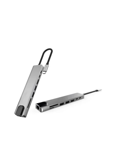 Usb C Çoklu Port Adaptör Hdmı Usb Ethernet Sd Kart Hub 0
