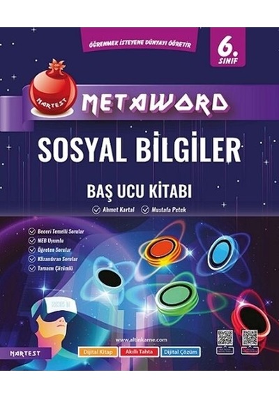 Nartest 6. Sınıf Sosyal Bilgiler Metaword Baş Ucu Kitabı Nartest